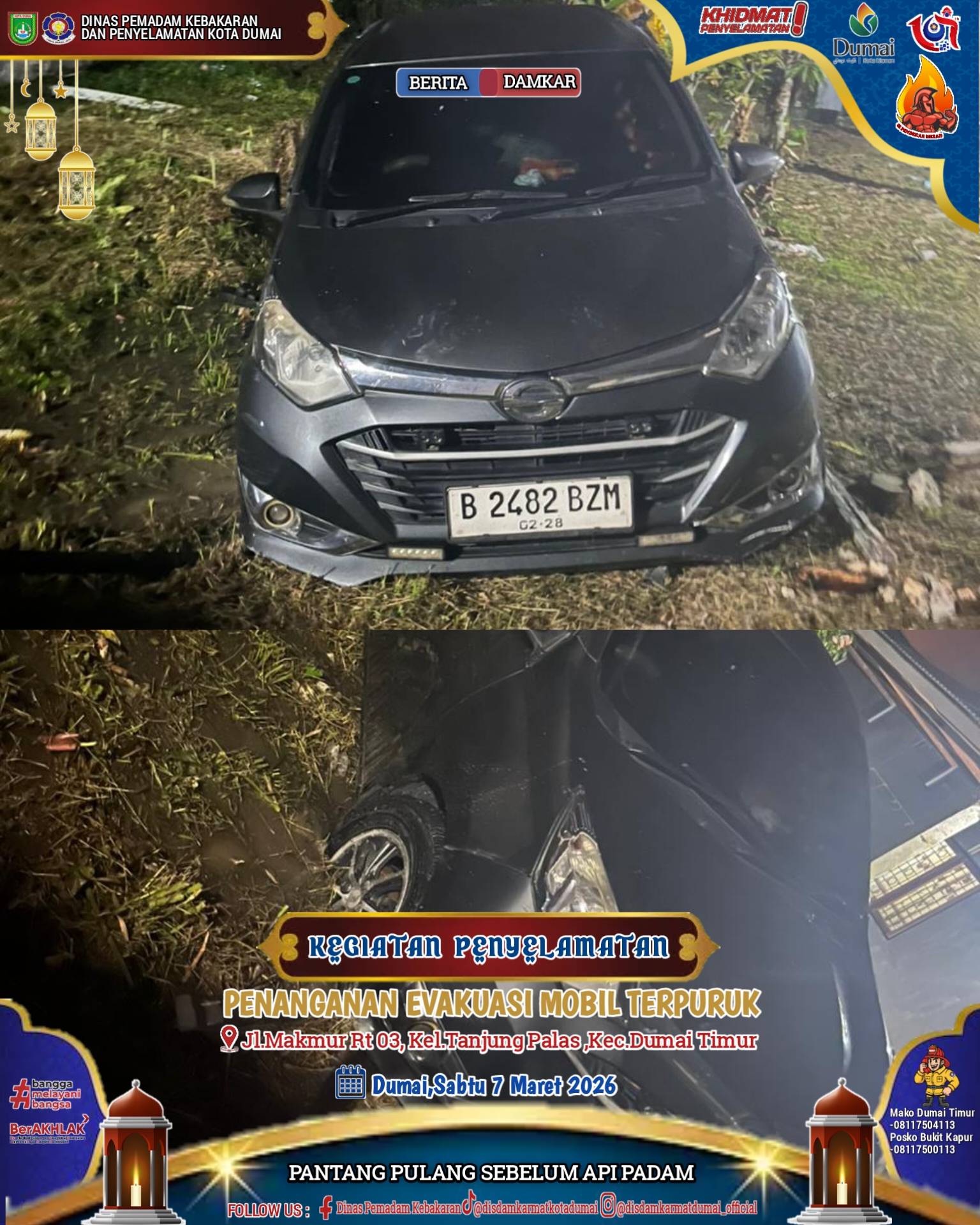 Evakuasi Mobil Terpuruk