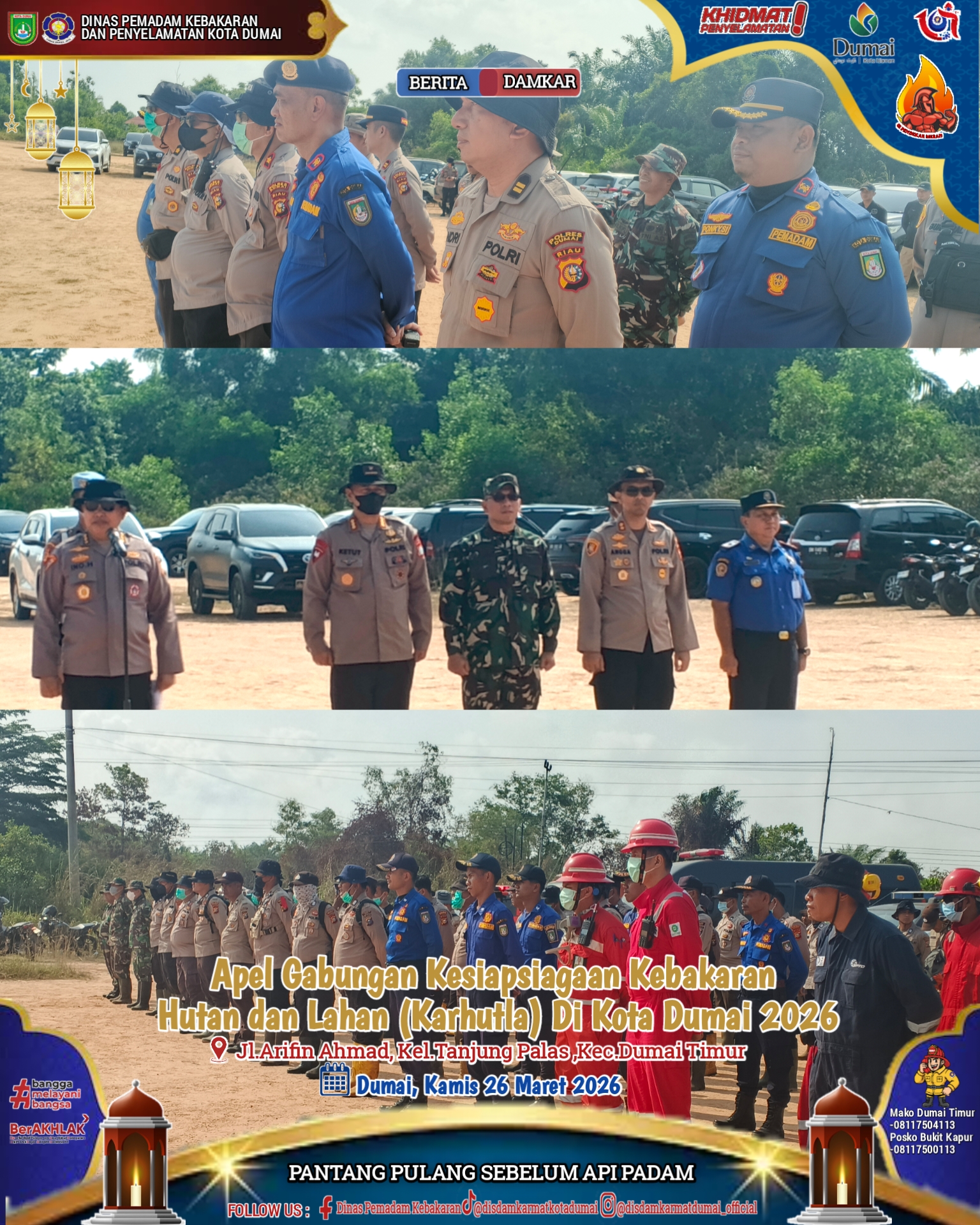 Apel Gabugan Karhutla Kota Dumai 2026