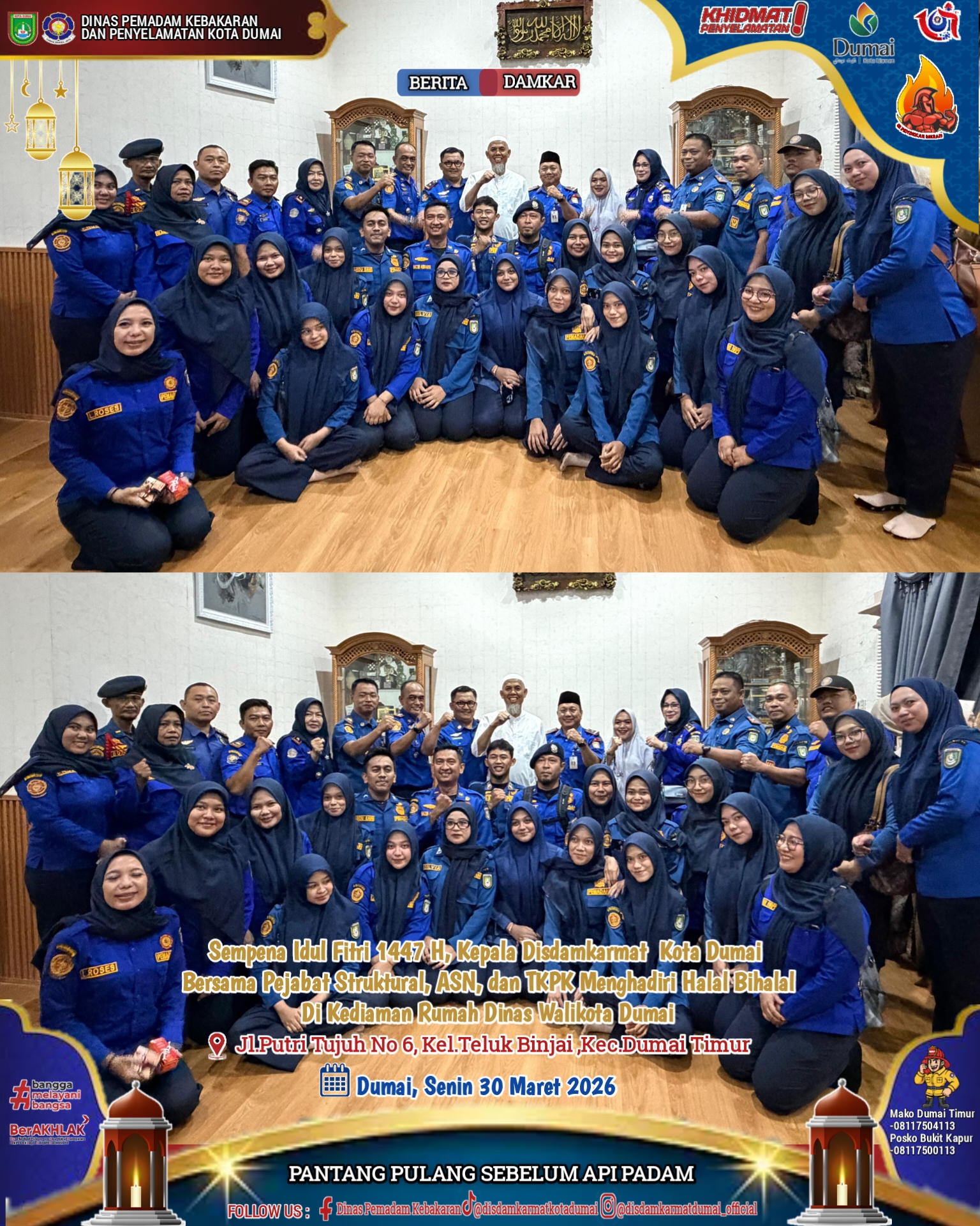 Halal Bihalal Kediaman Rumah Dinas Walikota Dumai