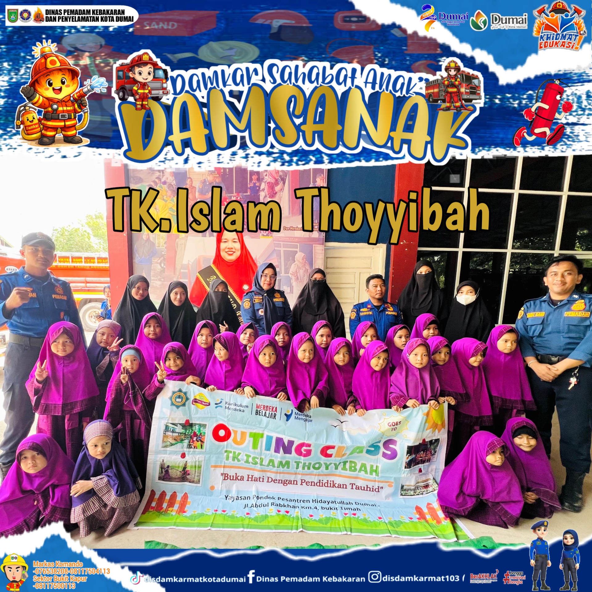 Edukasi Profesi Petugas Pemadam Kebakaran