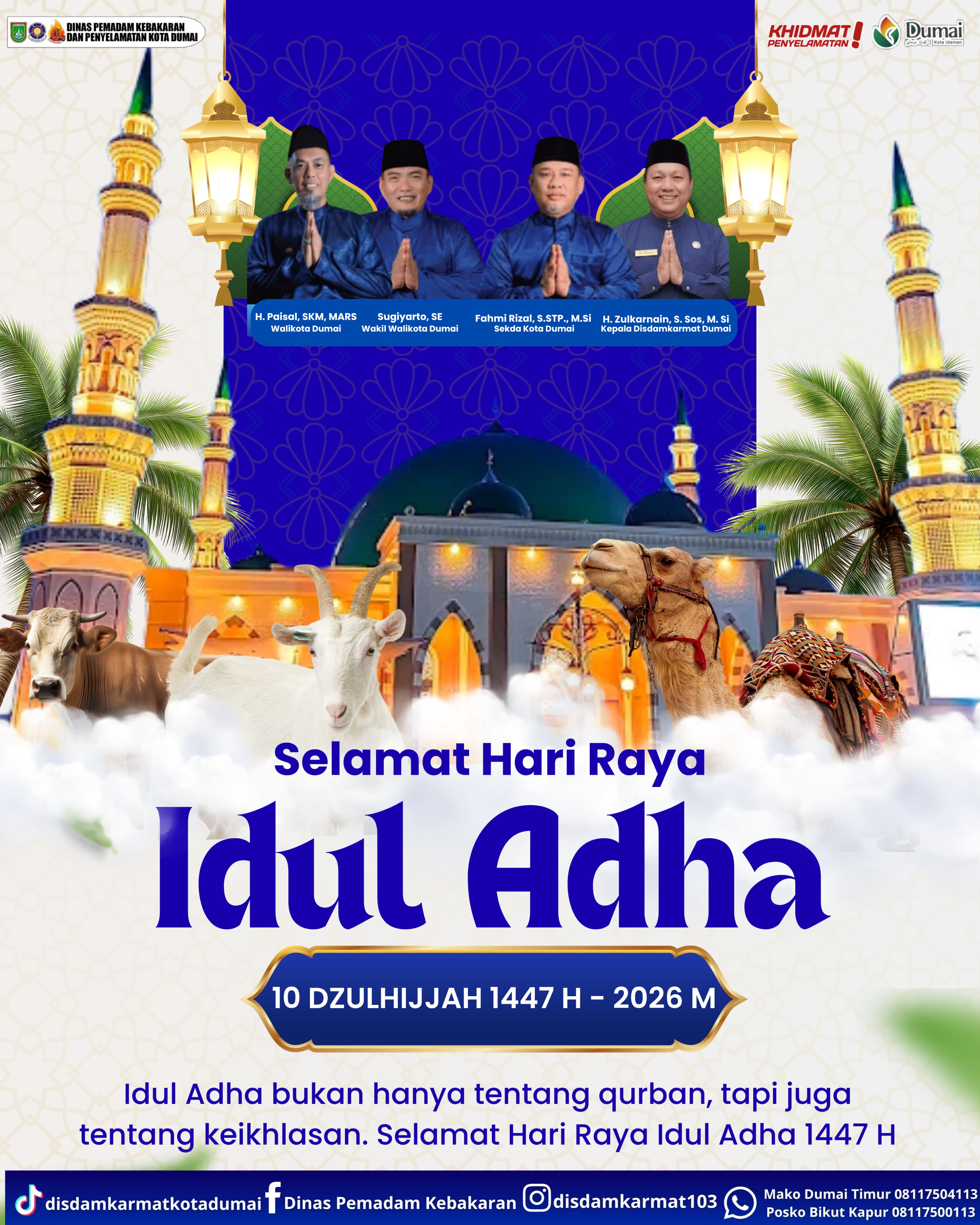 Selamat Hari Raya Idul Adha 10 Dzulhijjah 1447H-2026 M